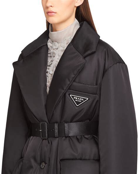 prada gabardine coat|Prada.